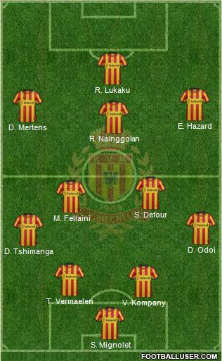 Yellow Red KV Mechelen Formation 2012