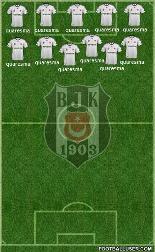 Besiktas JK Formation 2012