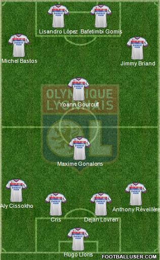 Olympique Lyonnais Formation 2012