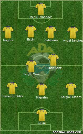 A.D. Alcorcón Formation 2012