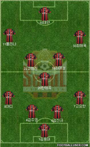 FC Seoul Formation 2012