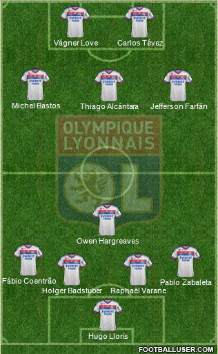 Olympique Lyonnais Formation 2012