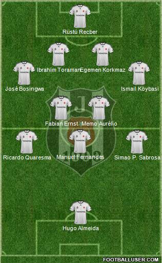 Besiktas JK Formation 2012