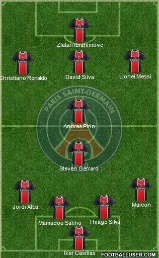 Paris Saint-Germain Formation 2012