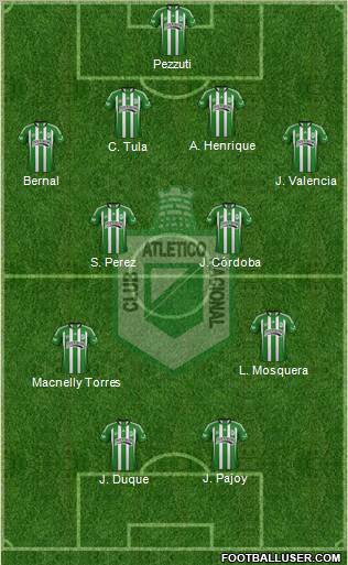 CDC Atlético Nacional Formation 2012