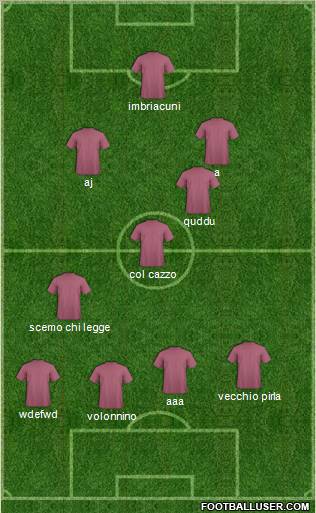 World Cup 2010 Team Formation 2012