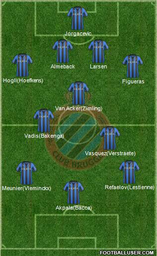 Club Brugge KV Formation 2012