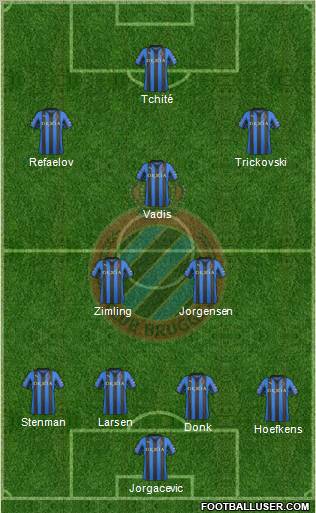 Club Brugge KV Formation 2012