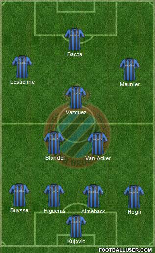 Club Brugge KV Formation 2012