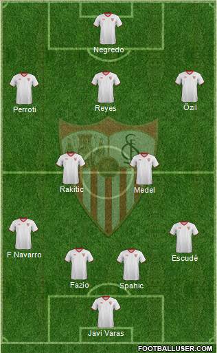 Sevilla F.C., S.A.D. Formation 2012