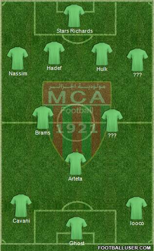 Mouloudia Club d'Alger Formation 2012