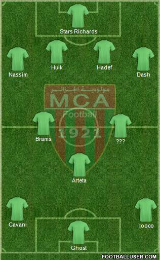 Mouloudia Club d'Alger Formation 2012