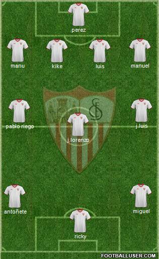 Sevilla F.C., S.A.D. Formation 2012