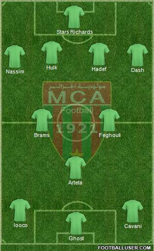 Mouloudia Club d'Alger Formation 2012