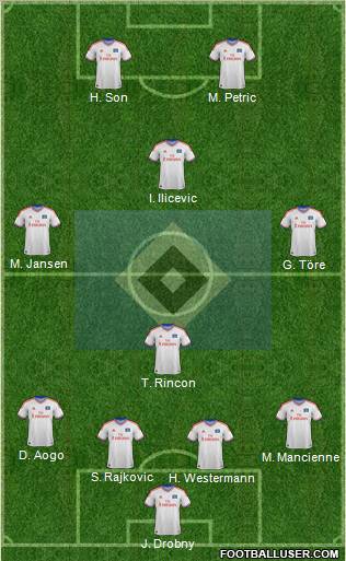 Hamburger SV Formation 2012