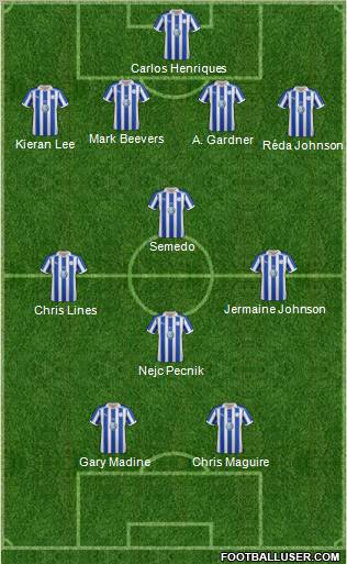 Sheffield Wednesday Formation 2012