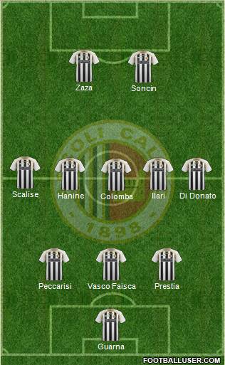 Ascoli 3-5-2 football formation