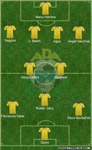 A.D. Alcorcón Formation 2012