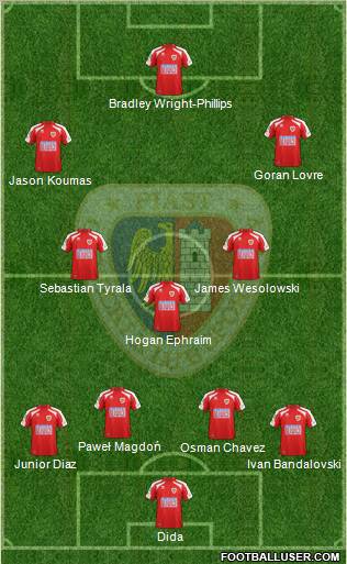 Piast Gliwice Formation 2012