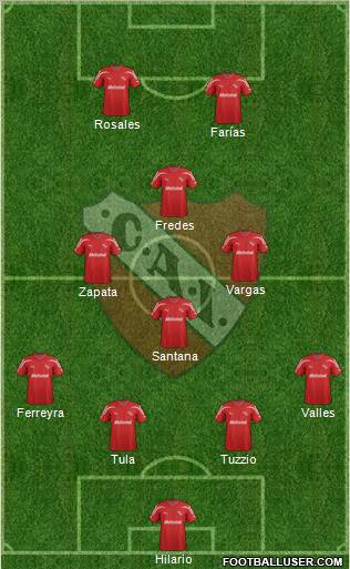 Independiente Formation 2012