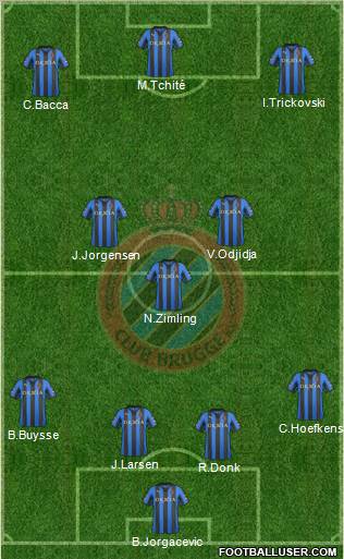 Club Brugge KV Formation 2012