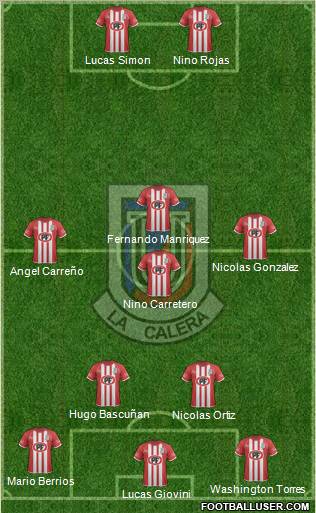 CD Unión La Calera S.A.D.P. Formation 2012