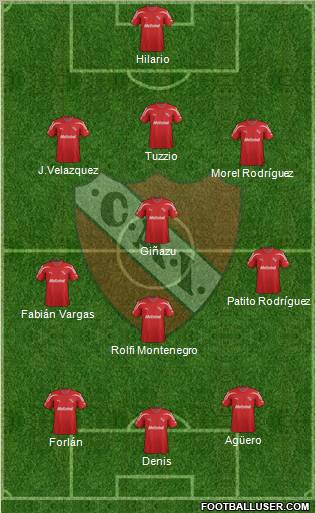 Independiente Formation 2012