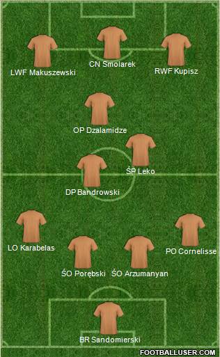 Pro Evolution Soccer Team Formation 2012