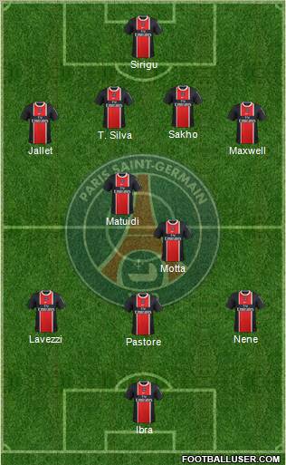 Paris Saint-Germain Formation 2012