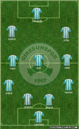Giresunspor Formation 2012