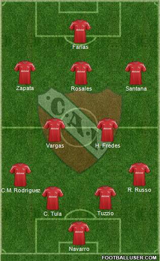 Independiente Formation 2012