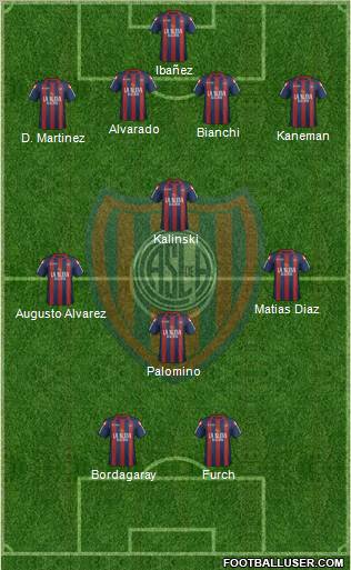San Lorenzo de Almagro Formation 2012