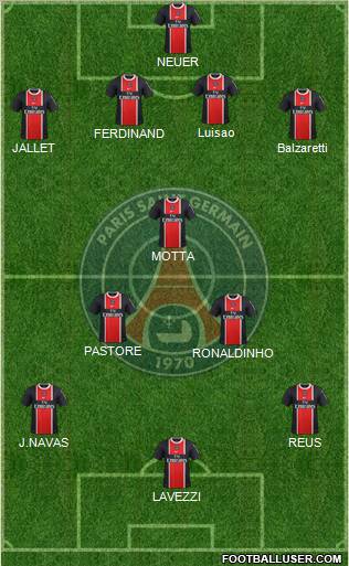 Paris Saint-Germain Formation 2012