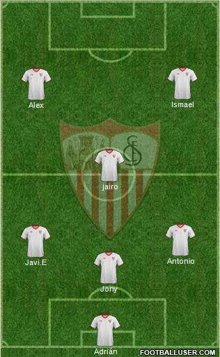 Sevilla F.C., S.A.D. Formation 2012