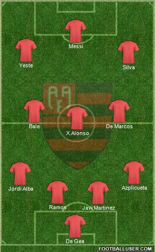 AA Flamengo Formation 2012