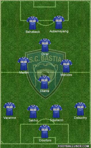Sporting Club Bastia Formation 2012