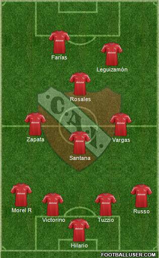 Independiente Formation 2012