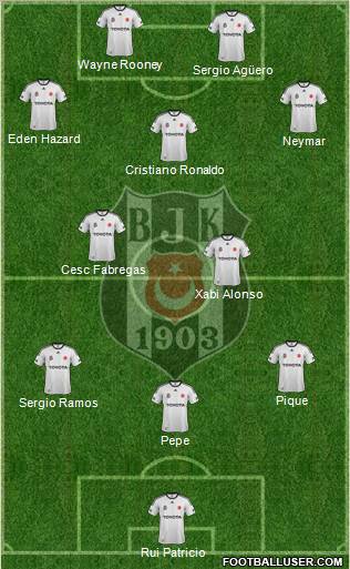 Besiktas JK Formation 2012