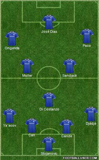 Cardiff City Formation 2012