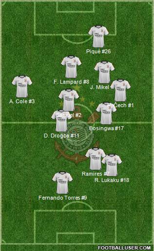 SC Corinthians Paulista Formation 2012