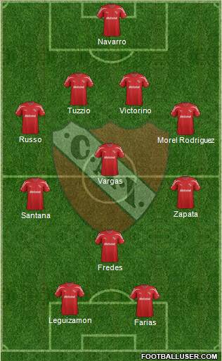Independiente Formation 2012