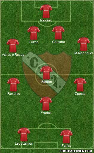 Independiente Formation 2012