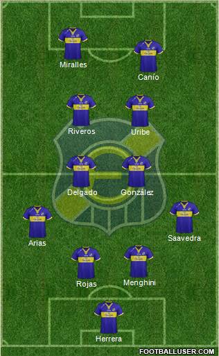 CD Everton de Viña del Mar S.A.D.P. Formation 2012