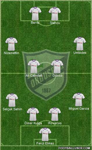 Orduspor Formation 2012