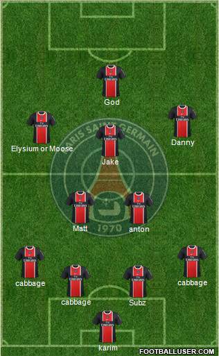 Paris Saint-Germain Formation 2012