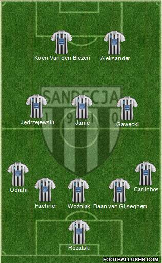 Sandecja Nowy Sacz Formation 2012