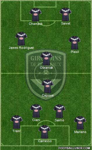 FC Girondins de Bordeaux Formation 2012