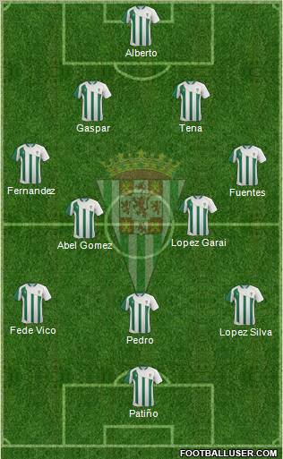 Córdoba C.F., S.A.D. Formation 2012