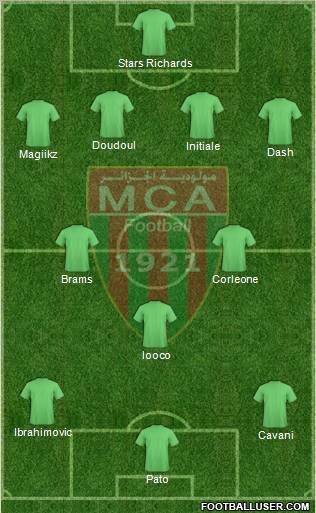Mouloudia Club d'Alger Formation 2012