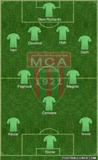 Mouloudia Club d'Alger Formation 2012
